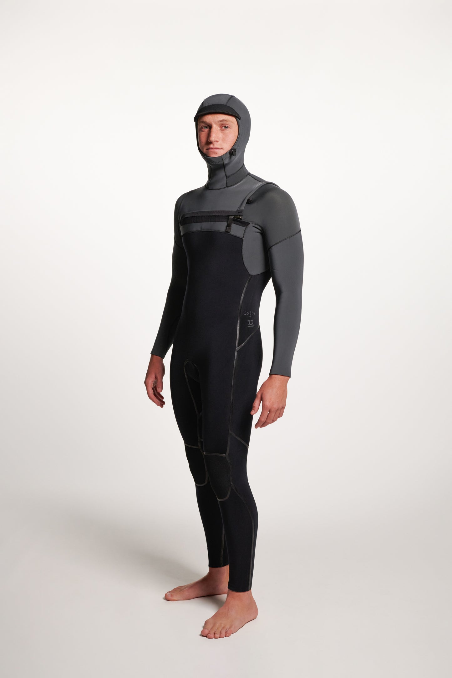 Colby + Yamamoto - 5/4mm Hooded Chest Zip Fullsuit