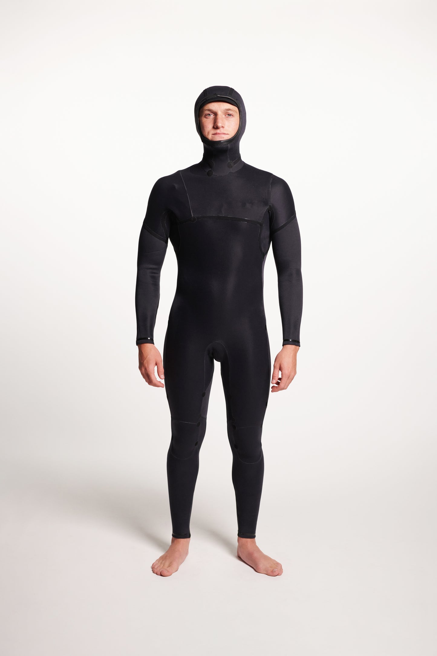 Colby + Yamamoto - 5/4mm Hooded Chest Zip Fullsuit