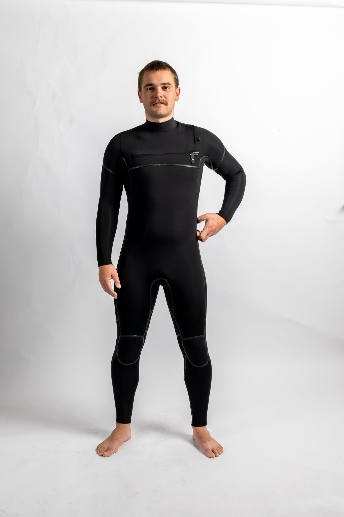 White Label...by Colby Plus - 4/3mm Thermal-Lined, Liquid Sealed Chest Zip Fullsuit