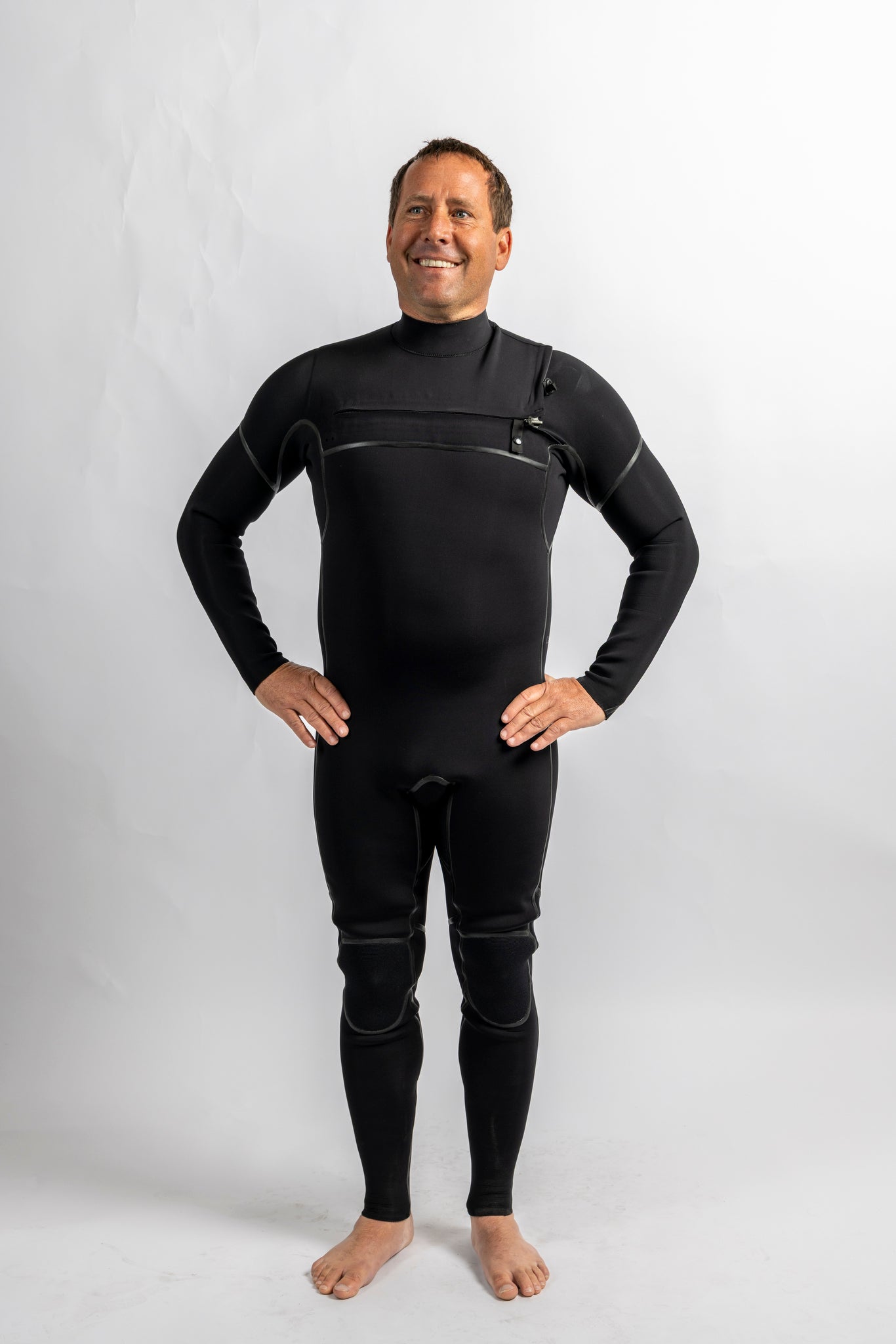 White Label...by Colby Plus - 3/2mm Thermal-Lined, Liquid Sealed Chest Zip Fullsuit
