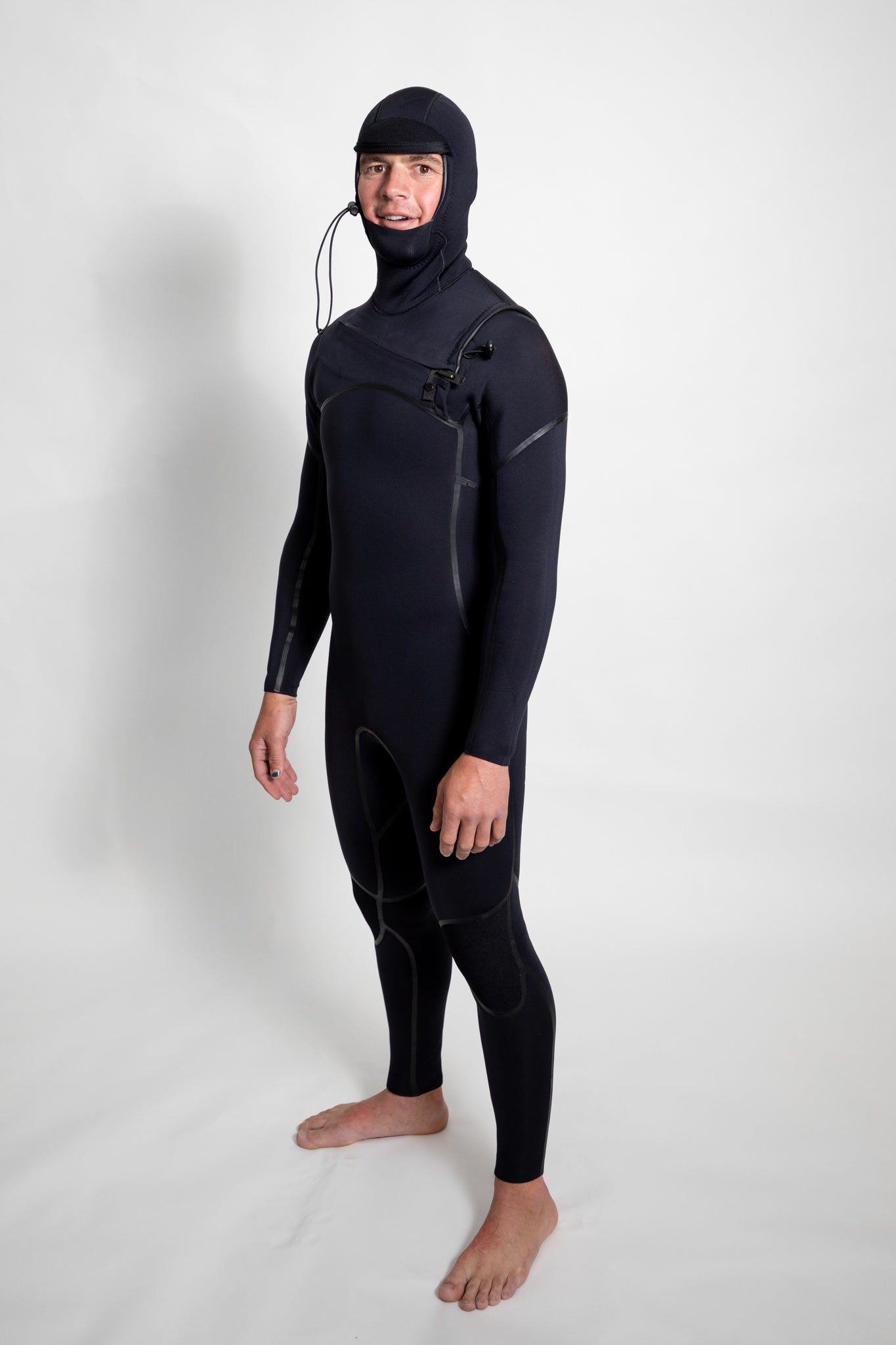 4/3 Hooded - Liquid Sealed - GBS + Thermal Lining - Limestone Neoprene