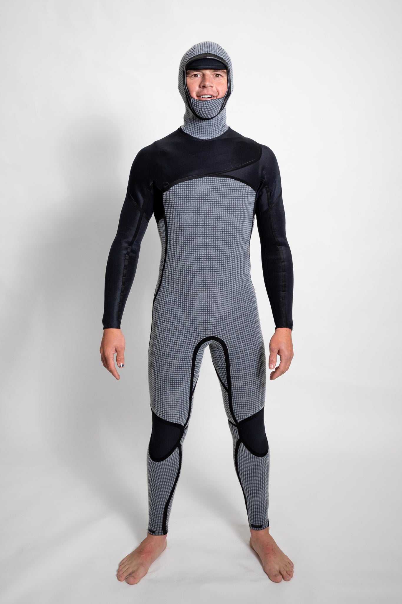 4/3 Hooded - Liquid Sealed - GBS + Thermal Lining - Limestone Neoprene
