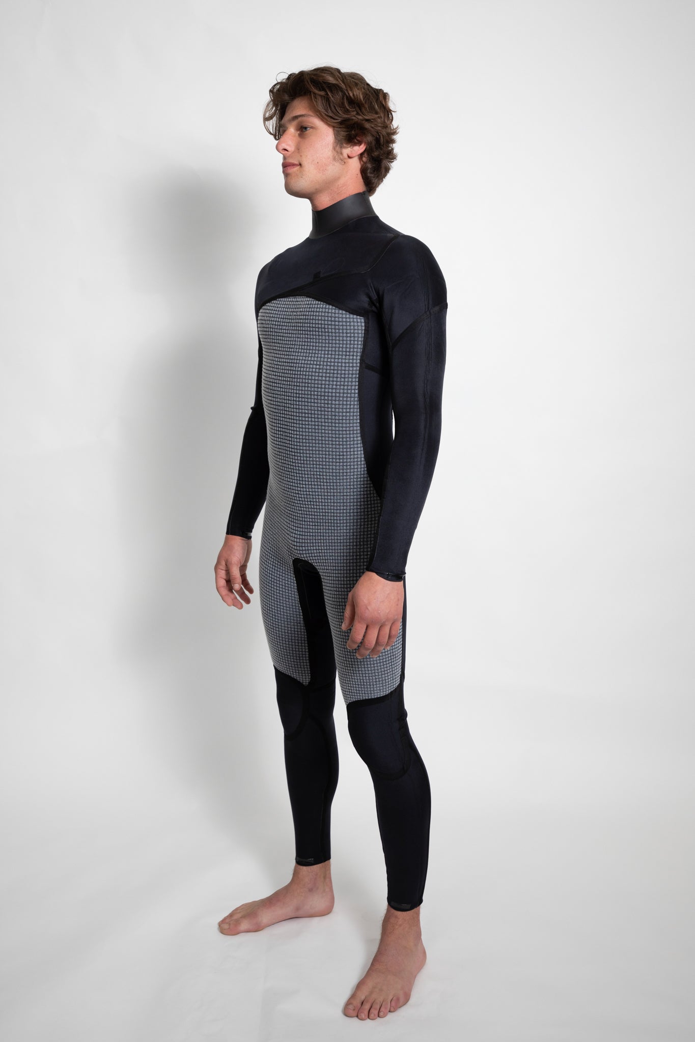 4/3 Chest Zip - GBS + Thermal Lining+ Limestone Neoprene