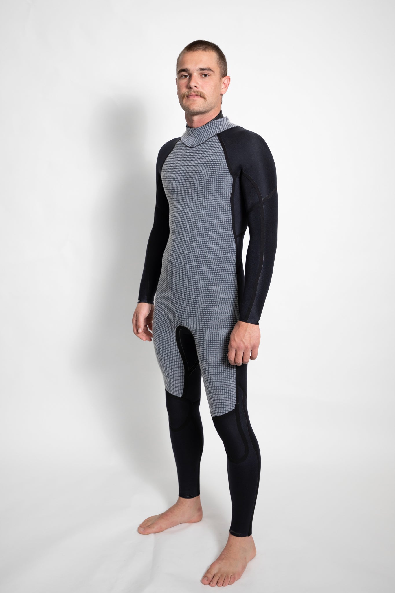 4/3 Back Zip - GBS + Thermal Lining + Limestone Neoprene