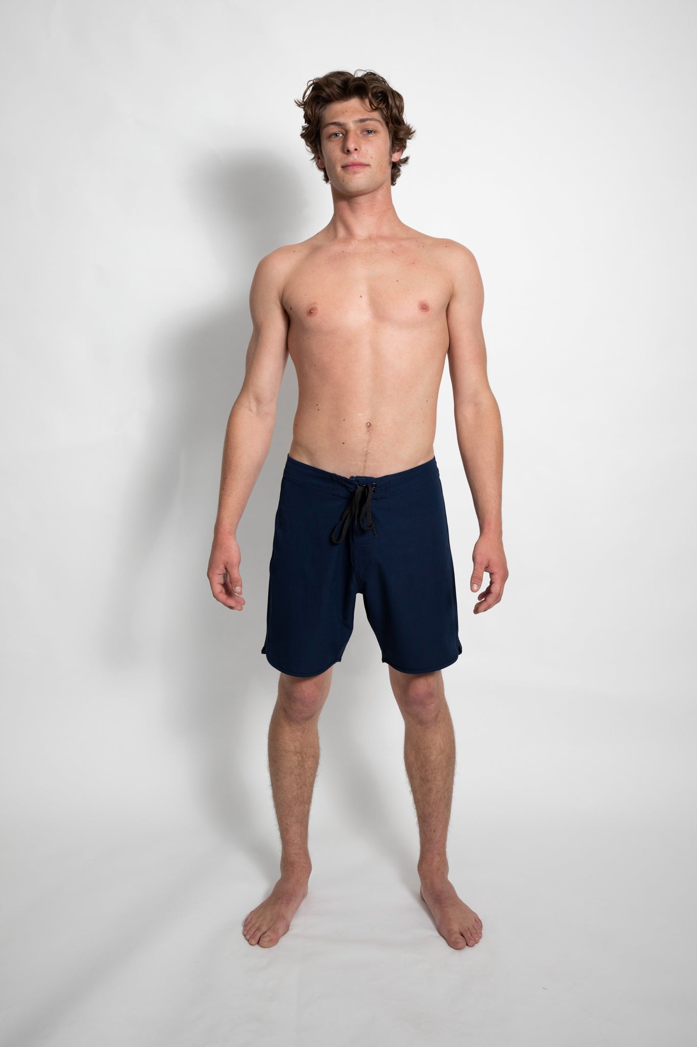 Navy - Smooth Notch Boardshort