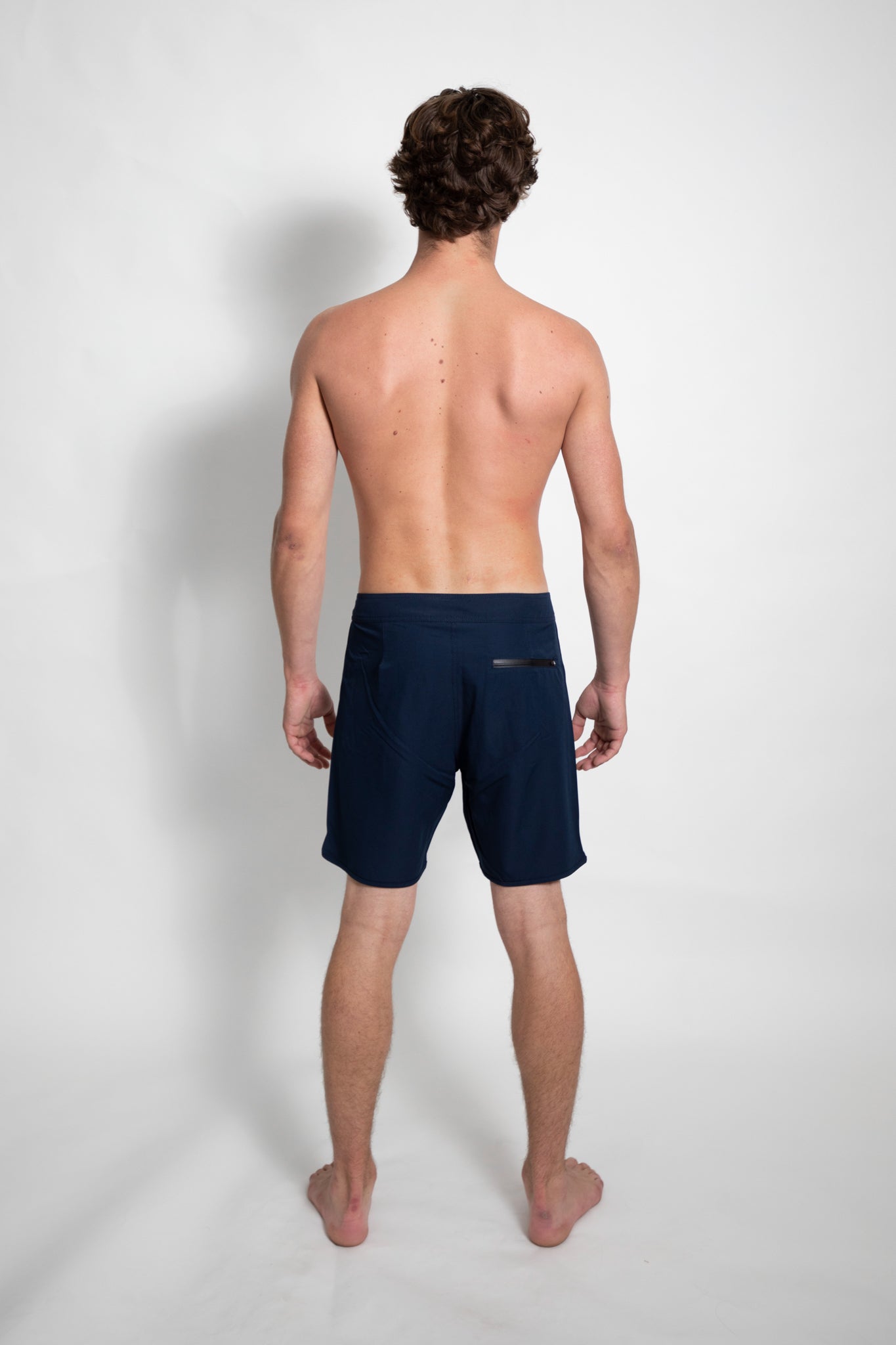 Navy - Smooth Notch Boardshort