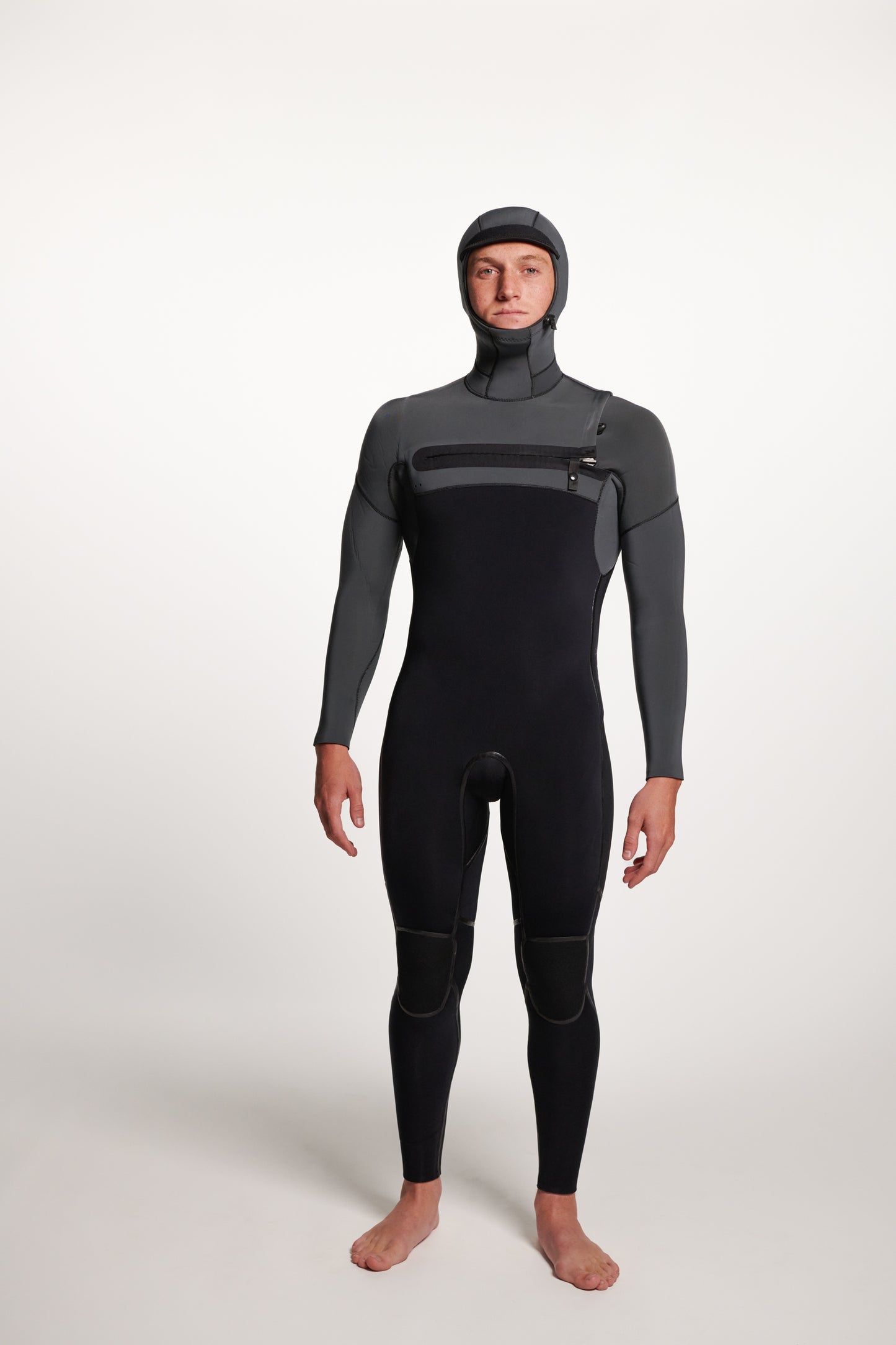 Colby + Yamamoto - 5/4mm Hooded Chest Zip Fullsuit