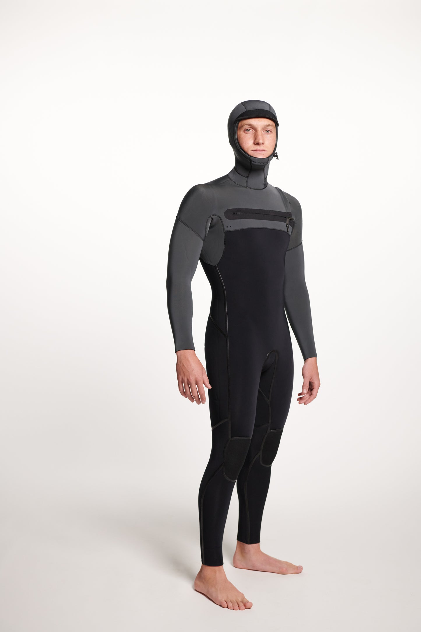 Colby + Yamamoto - 5/4mm Hooded Chest Zip Fullsuit