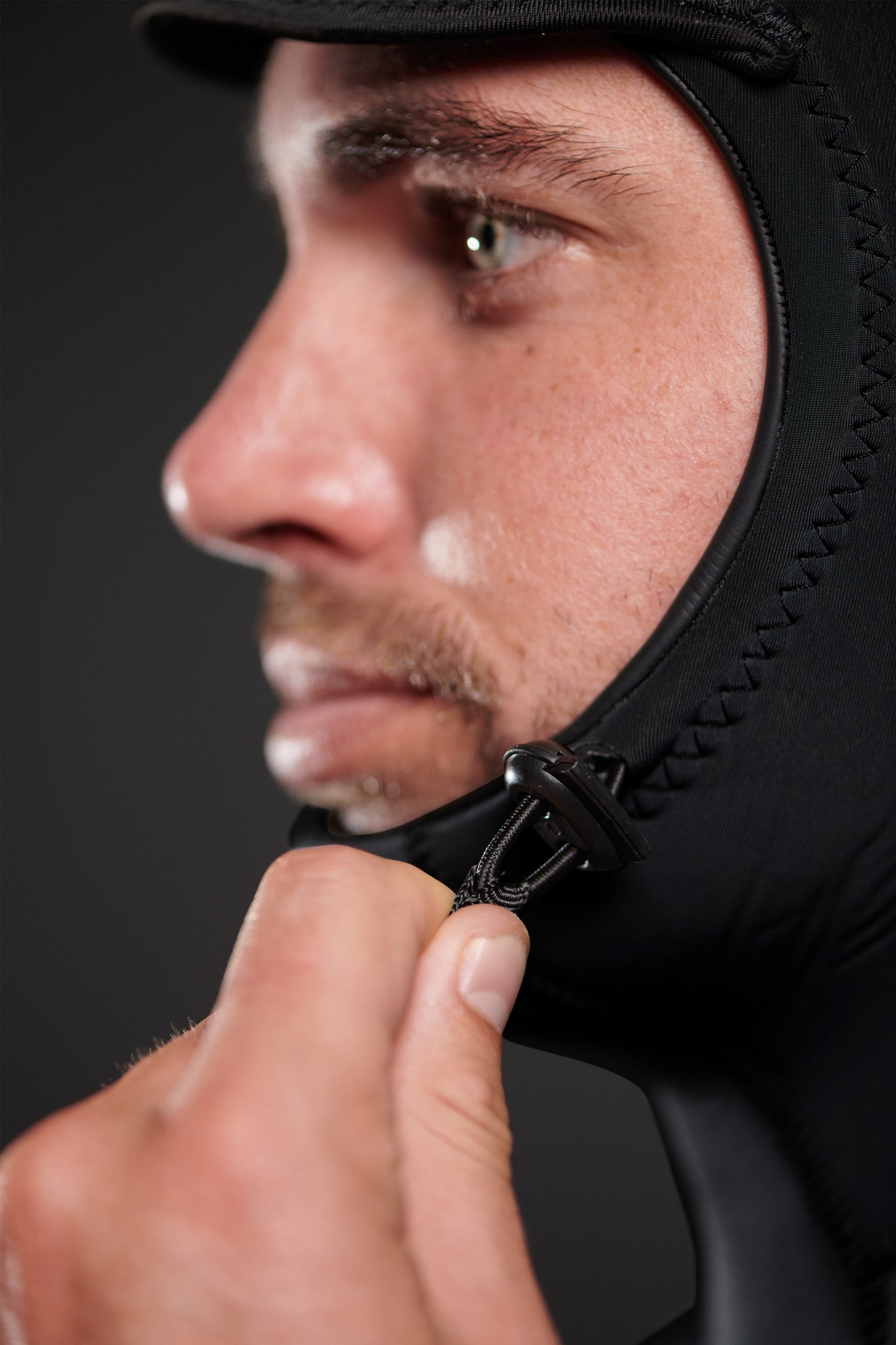Colby + Yamamoto - 4/3mm Hooded Chest Zip Fullsuit - ALL BLACK