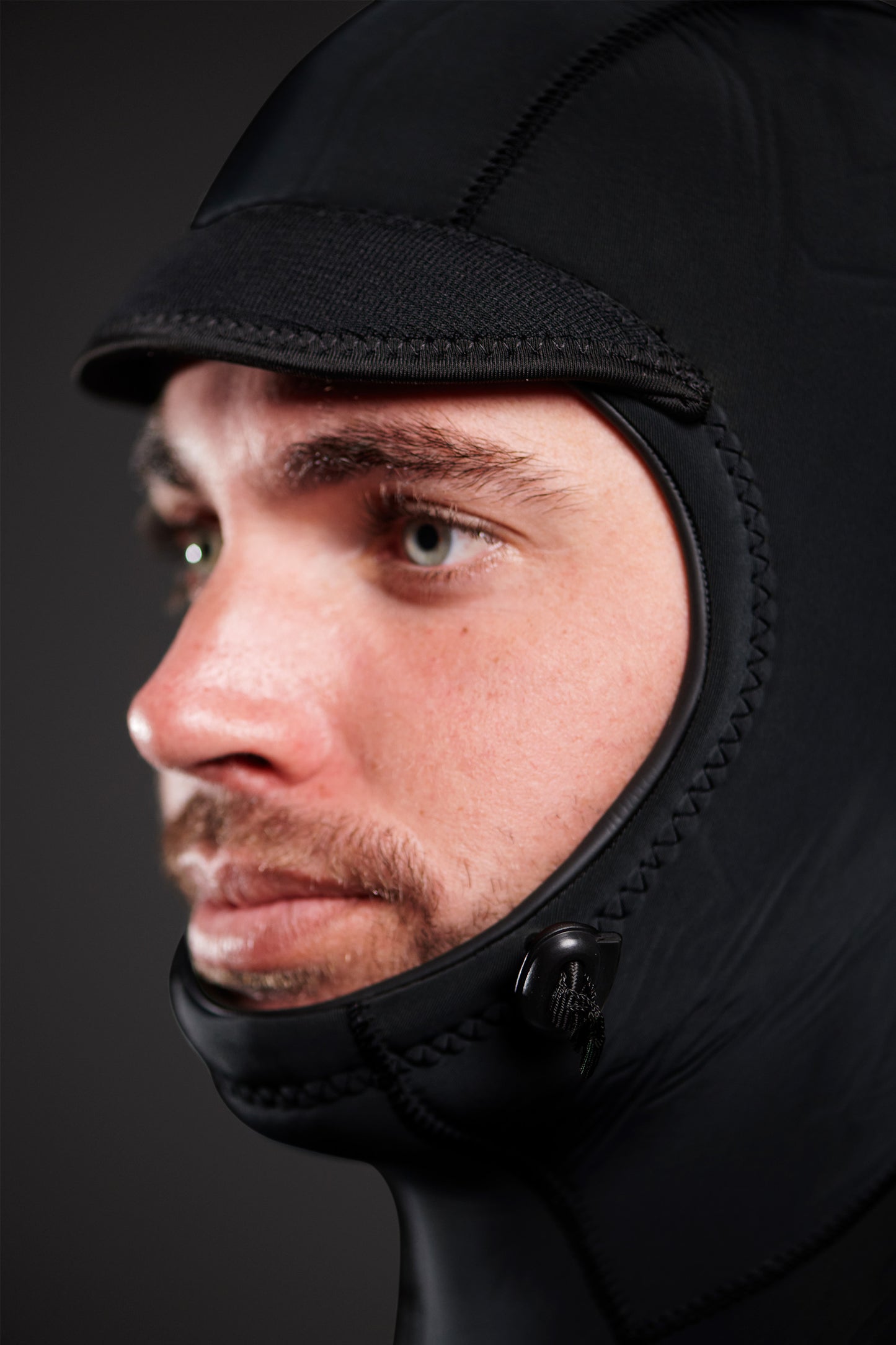 Colby + Yamamoto - 4/3mm Hooded Chest Zip Fullsuit - ALL BLACK