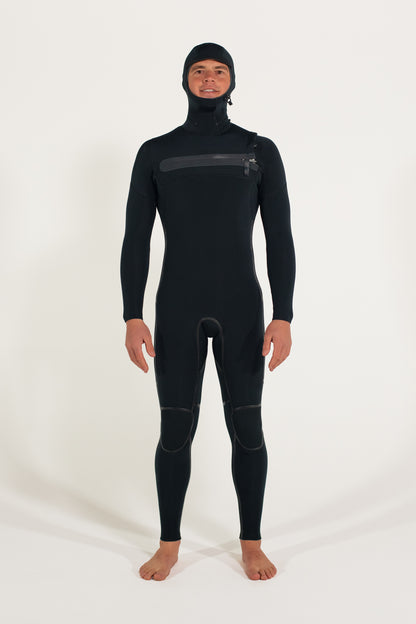 Colby + Yamamoto - 3mm Hooded Chest Zip Fullsuit