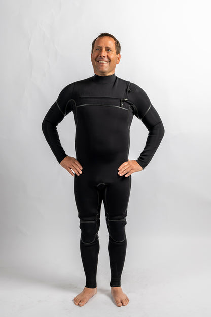 White Label...by Colby Plus - 3/2mm Thermal-Lined, Liquid Sealed Chest Zip Fullsuit