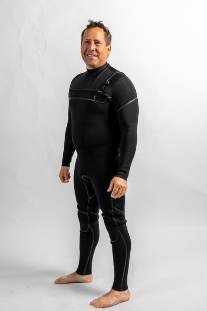 White Label...by Colby Plus - 3/2mm Thermal-Lined, Liquid Sealed Chest Zip Fullsuit