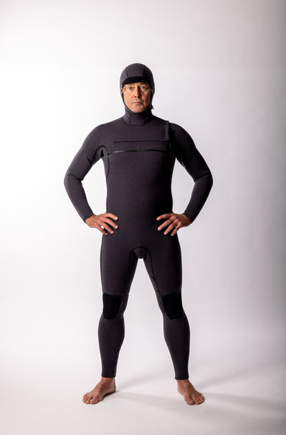 Colby + Yamamoto Greenwave 4/3mm Hooded Chest Zip Fullsuit