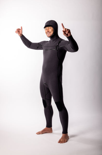 Colby + Yamamoto Greenwave 4/3mm Hooded Chest Zip Fullsuit