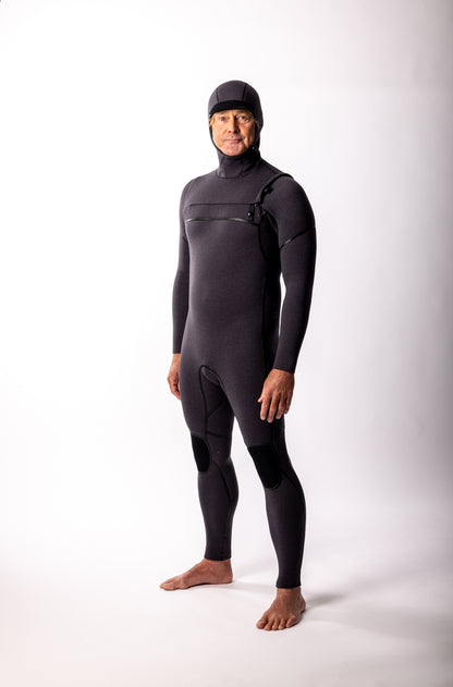 Colby + Yamamoto Greenwave 4/3mm Hooded Chest Zip Fullsuit