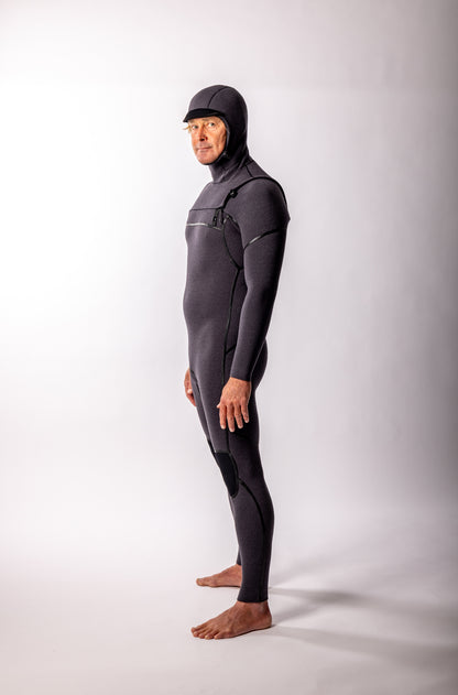 Colby + Yamamoto Greenwave 4/3mm Hooded Chest Zip Fullsuit