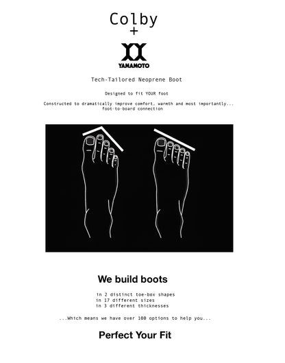 Colby + Yamamoto TECH-TAILORED Bootie - 3.5mm