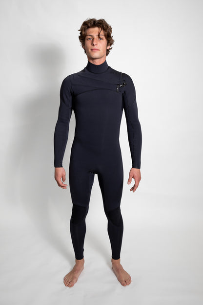 2/2 Chest Zip Fullsuit - GBS + Limestone Neoprene