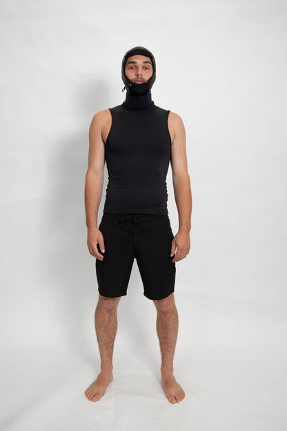 2mm Hooded Vest - Glued Construction + Limestone Neoprene