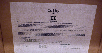 Colby + Yamamoto 3D-printed Custom Bootie - 3.5mm